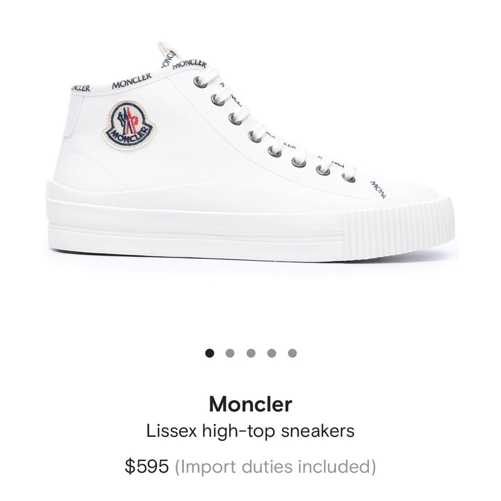 Moncler Lissex high top sneakers